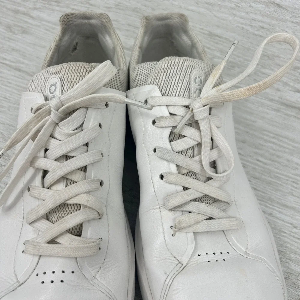 On Cloud The Roger Centre Court White Vegan Leather Sneakers Mens 11.5 48.99497